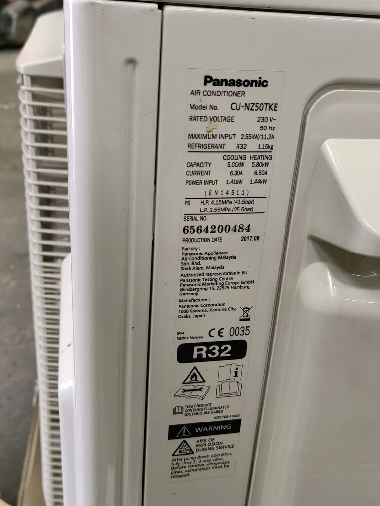 Panasonic CU-NZ50TKE (SN:6564200484)