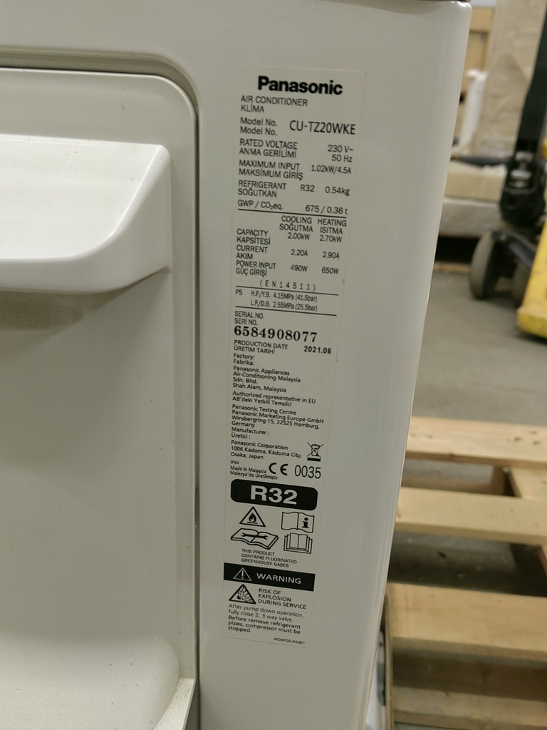 Panasonic CU-TZ20WKE (SN:6584908077)