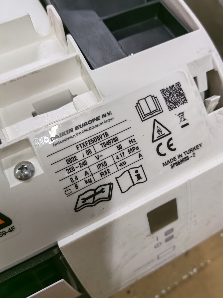 Daikin FTXF25D5V1B (SN:173411T049780V)