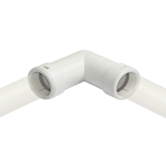 ARTIPLASTIC 90° könyök idom merev kondenzvízcsőhöz (Curva rigido 90-Rigid 90 bend) 20db/cs (2014COR)