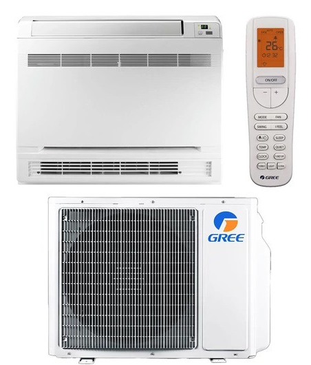 📦Gree 2,7kW Konzol Inverteres klíma szett (GEH09AA-K6DNA1F/I, GEH09AA-K6DNA1F/O)