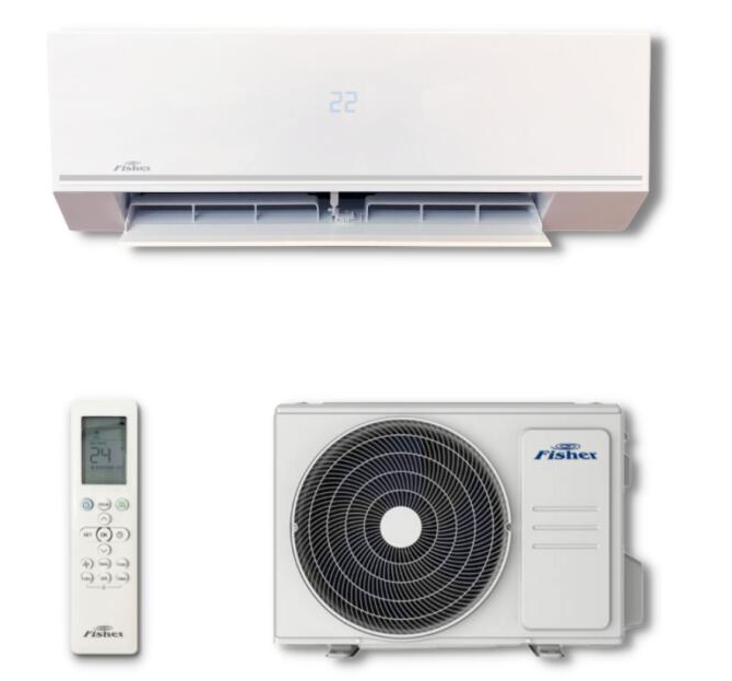 📦Fisher 3,5kW Comfort Plus inverteres oldalfali klíma szett (FSAIF-CP-121AE3, FSOAIF-CP-121AE3)