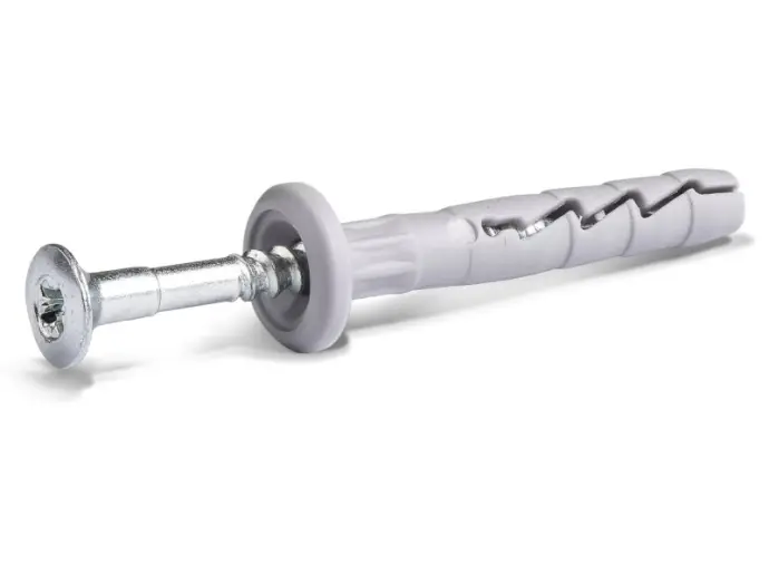 Rawlplug 6x40mm Lapos peremmel dübel+beüthető csavar 200db/doboz (FX-06K040)