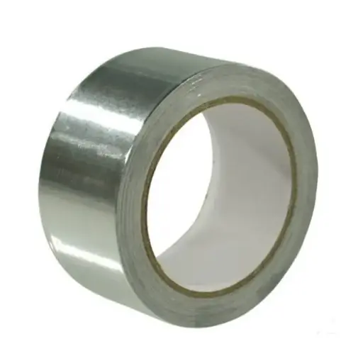 Aluminium öntapadó ragasztószalag 50m/tekercs (Alu) (0050NAL)