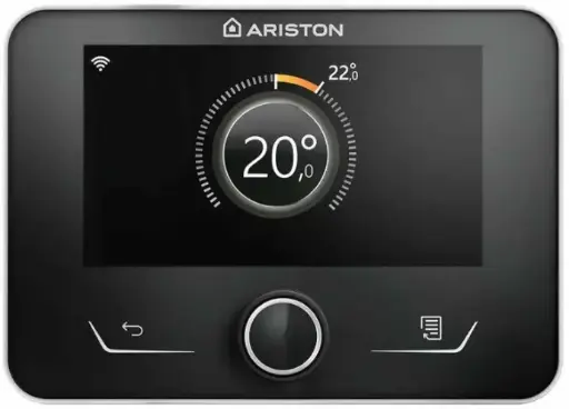 Ariston Bus rendszerű vezetékes szobatermosztát fekete