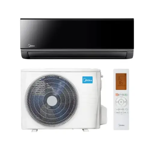 📦Midea 3,5kW Xtreme Save fekete inverteres oldalfali klíma szett (MSAGBU-12HRFNX-BL, MOX102-12HFN8)